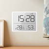 Digital Alarm Clock LCD Screen Temperature Humidity Time Display Electronic