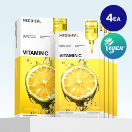 MEDIHEAL Vitamin C Essential Mask Sheet Clear Toning 4ea - MEDIHEAL Vitamin C Essential Mask Sheet Clear Toning 4ea