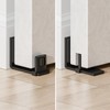 BONIKLUBA Sliding Barn Door Bottom Floor Guide, Adjustable U Shape