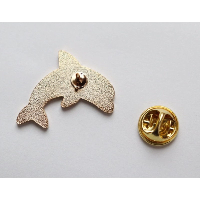 Dolphin Pin Badge Cute Iraka Pins Aquarium Fish Goods, Alloy