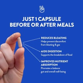 Friska Enzimas Digestivas Y Probióticos - 30 Cápsulas
