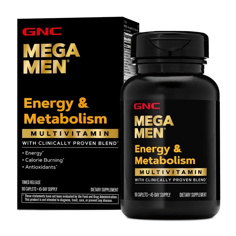 GNC Mega Men Energy & Metabolism Multivitamin | Antioxidants and