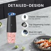 BELRIGO Rechargeable Salt And Pepper Grinder Set with LED Light,