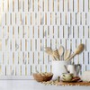 DICOFUN 1 Sheet White & Marble Look Peel and Stick