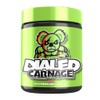 Dialed Carnage Pre-Workout Supplement Powder 337.5 g, Sour Watermelon, The