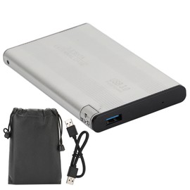 USB 3.0 Mobile Hard Disk 2.5in HDD SSD High Speed External Case GK05 Silver Computer Supplies