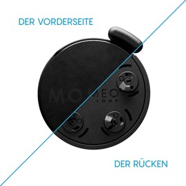 MoMag Mini Universal Mobile Phone Holder Magnet for Fabric & Textiles - Mobile Phone Holder Gadget for Bed, Car Back Seat, Headrest, Backpack - Mobile Phone Holder Car Magnet - Includes Metal Plate