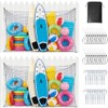 2 PCS Extra Large Pool Float Storage Bags,79×47 in Hanging