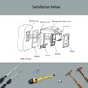 CTForest Gold socket protection box, rain cover for plastic sockets,