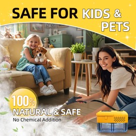 15s Fast Heating Steam Cleaner, 9-Level Adjustable Handle, Portable Steamer for Cleaning with 14pcs Accessories, Steam Cleaner for Home Use, Floor Cleaning,Upholstery, Kitchen, Bathroom, Grout and Car