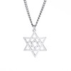 Dreamtimes Star of David Necklaces Stainless Steel Hexagram Pendant Jewish