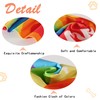 Persoshow 2Pcs Spring Dog Bandanas Girl, Reversible Heart & Rainbow