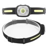 Silicone Headlamp Adjustable Light USB Charging COB Sensing Lamp for