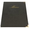 Securit Premium Faux Leather A5 Menu Holder - 4 Pages