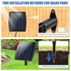 DDcafor Solar Fountain Pump for Bird Bath Solar Water Fountain