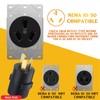 NEMA 10-50P to 14-30R 50Amp to 30Amp Dryer Adapter 3