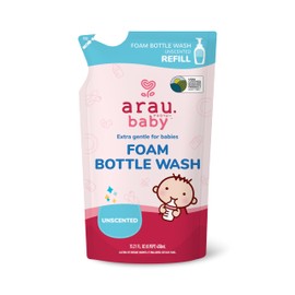 Arau Baby Liquid Foam Bottle Wash Refill - Unscented (15.21 Fl Oz)