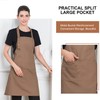 Yotsuba Apron, Unisex Bib Apron, Upgraded Waterproof Canvas, Adjustable, Multiple