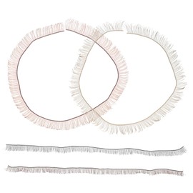 VICASKY 4pcs Craft Doll Eyelashes DIY Doll Accessories Realistic Decorative Eyelashes Tea and Chestnut for Enhanced Appearance and Charming Look