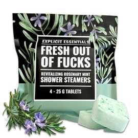 Swear Shower Steamers Gift Set, Shower Steamers Aromatherapy with Charmed Aroma, Shower Steamer Unique Gifts for Women, Bath Set Calm Down Shower Tablets, Birthday Gifts for Women and Mom (Green)