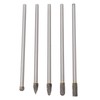 5pcs Rotary Tool Carbide Burr Set 150mm Double Grain Long