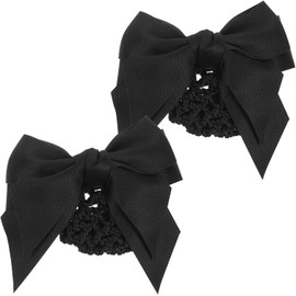 Pinza Pelo Lazo y Redecilla para Moños 2 Piezas Accesorios para Cabello Femenino para Azafatas y Enfermeras