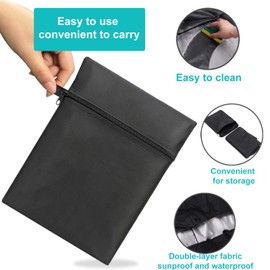 Heavy-Duty Barbecue Grill Dust Cover, Waterproof BBQ Grill Cover with UV Protection, Universal Fit for Gas, Charcoal, Electric Grills (Square80*60 * 100)