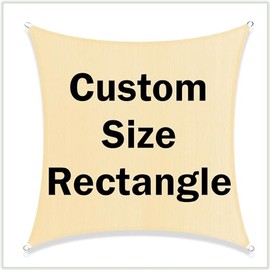 Royal Shade Custom Size Order to Make Rectangle Square Sun Shade Sail, Heavy Duty(We Make Custom Size)