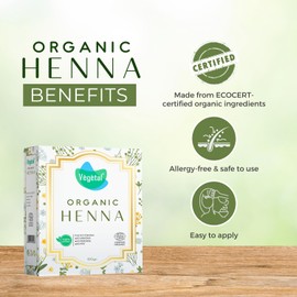 Vegetal Organic Henna Powder 100g.