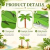 Dunzoom 4 Pack Jointed Palm Trees, Cardstock Paper Palm Tree