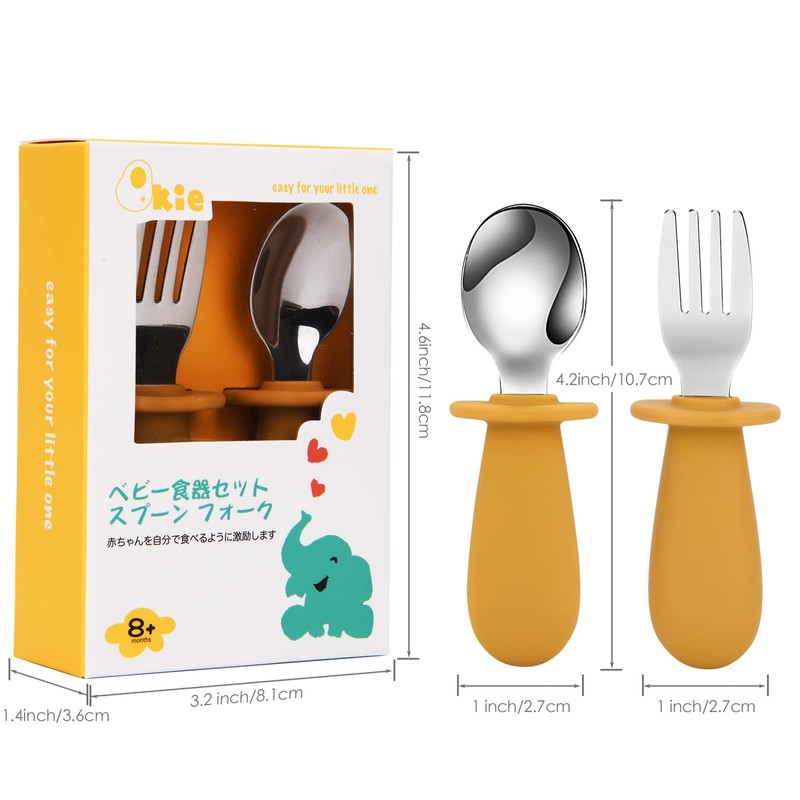 Spoon Fork Set, Baby Food, Spoon, Eat Yourself, Baby Spoon