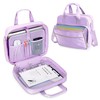 Prokva 3 Ring Zipper Binder 2 Inch, Accordion File Organizer