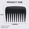 Iridescent Comb Wide Detangling Wide Tooth Comb, Compact & Easy