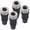 M12 8-Pin Female Circular Aviation Connector Plug 12mm Waterproof Circular