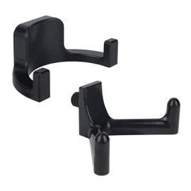 lasuroa 2pcs Storage Shed Hooks for Suncast, Black V and U Storage Lifetime Shed Hooks Shelves Accessories Compatible with Craftsman