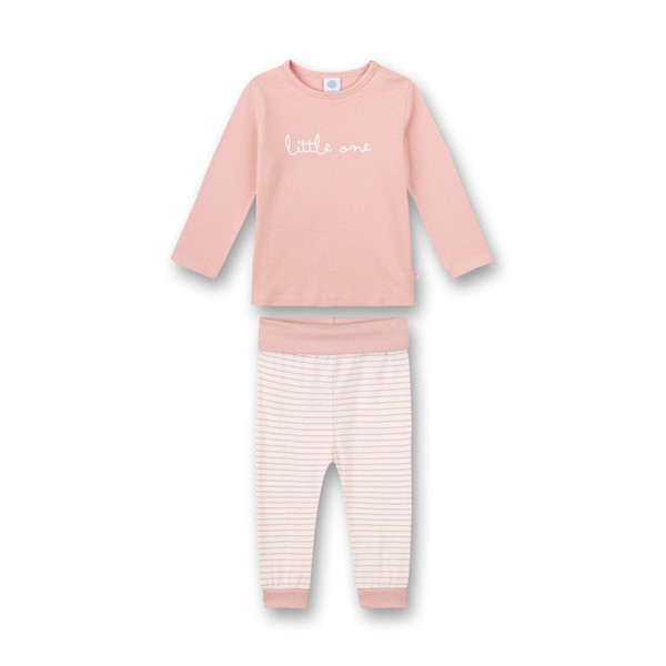 Sanetta Baby Girls Long Pink Toddler Pyjamas, Silver pink