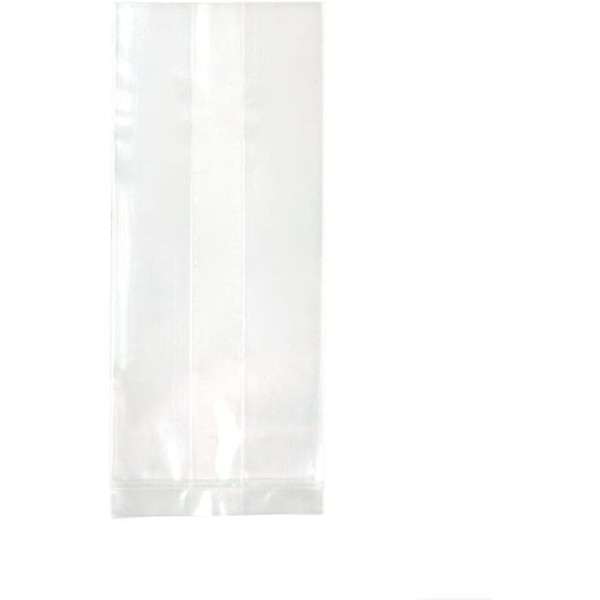 100-Pack 3LB Gusseted Polypropylene Bags - 0.7mil - Ideal for