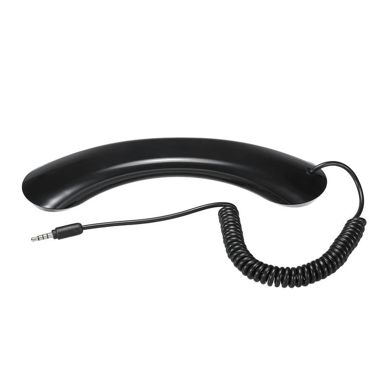 sourcing map 3.5mm Retro Telephone Handset Cell Phone Telephone Receiver