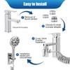 Sink Faucet Sprayer Attachment,Sink Shower Sprayer Attachment Set to Tub