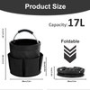 abcmilz 17L Cleaning Caddy with Handle, Cleaning Supplies Organizer, Foldable