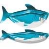 Fun Express Shark Party Shark-Shaped Paper Dessert Plates - Shark