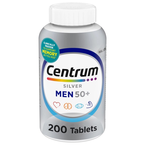 Centrum Silver Mens 50 Plus Multivitamin With Vitamin B &