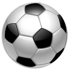 Kiwi Gifts Soccer Ball - 3 Pack Circle Stickers 3 Inch - Sports Athlete Team Player Coach