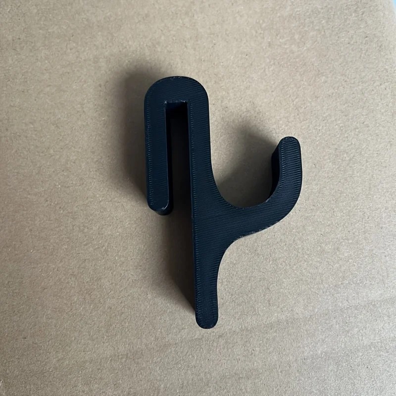 Shower Door Towel Hook for 8mm Glass – PET Door-Mount