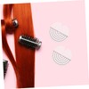 TOVINANNA 25pcs Transparent Hair Protector Spacers for Heat Shielding Round