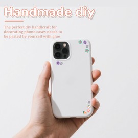 2 Boxes Crystal Mash Clay Strip Flowers and Fruit Slices for Candy Nail Charms, Fruit Nail Charms,Scrapbooking Embellishments DIY Crafts