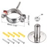 sourcing map Wall Mount Ceiling Mount Pipe Support, 304 Stainless