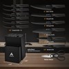 Arrtcy Knife Set - Kitchen Knife Set with Built-in Sharpener