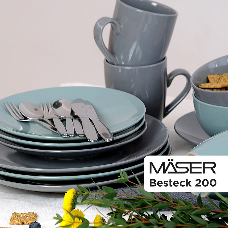 Mäser, 200 Series, 12 Piece Dinner Fork Set, Stainless Steel
