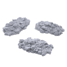 EnderToys Jagged Rocks Scatter by Printable Scenery, 3D Printed Tabletop Scenery 15mm 28mm - 28mm